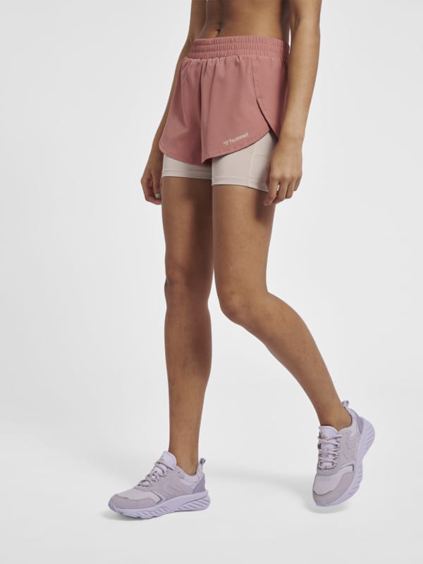 hmlMT TRACK 2 IN 1 SHORTS