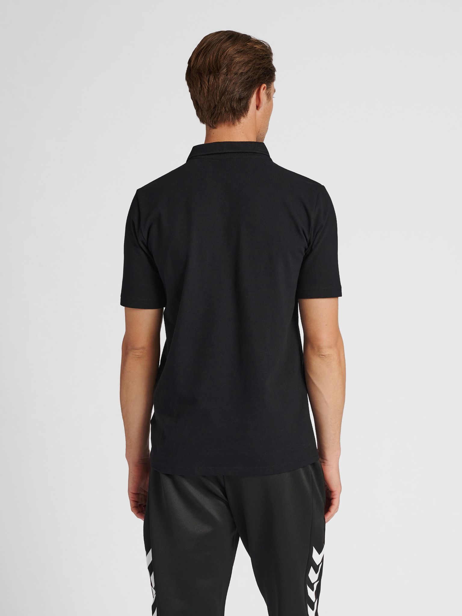 hmlRED STRETCH POLO