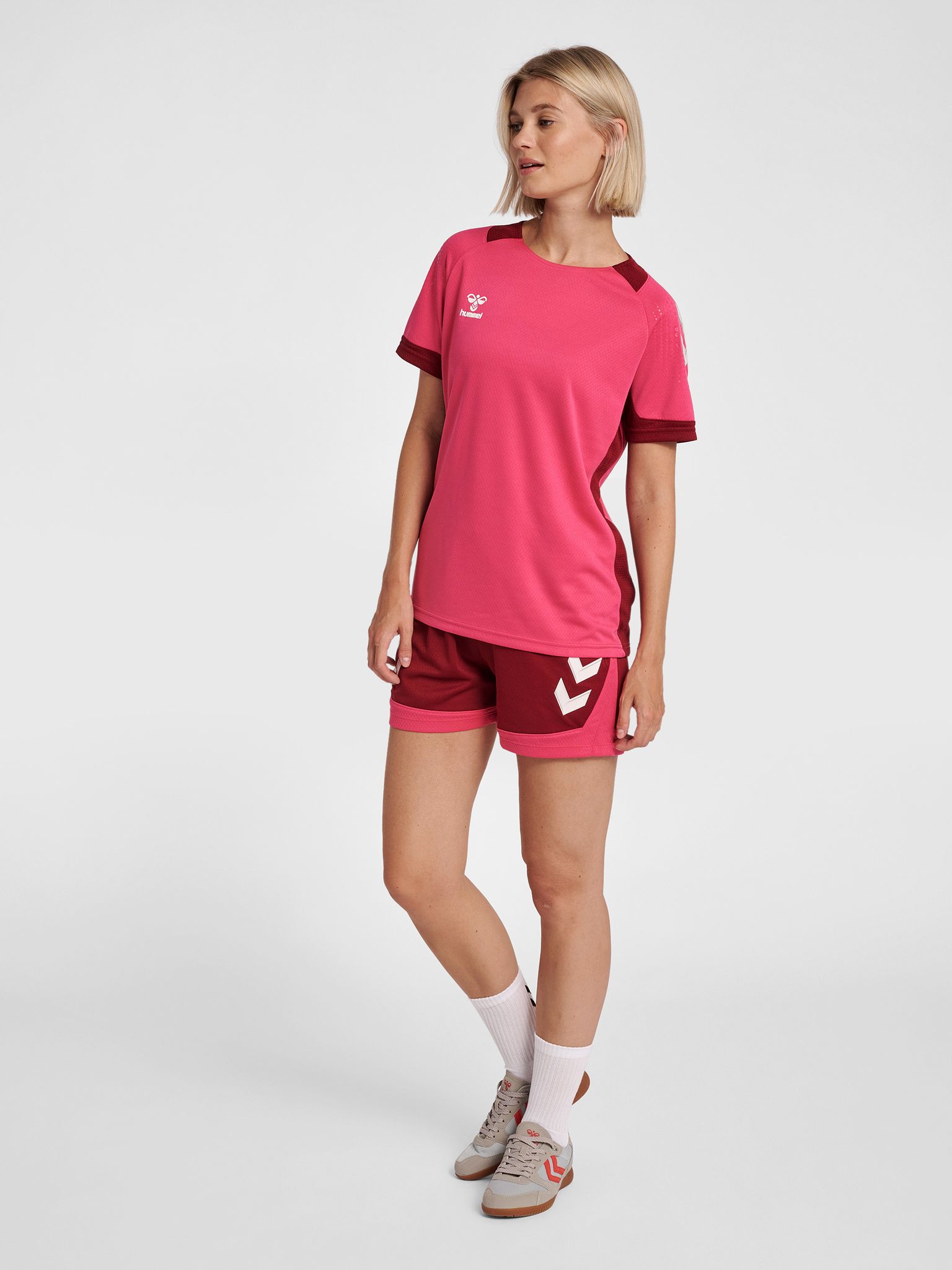 hmlLEAD S/S POLY JERSEY WOMEN