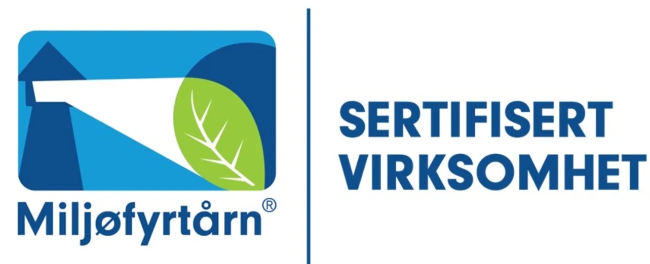 Miljøfyrtårn sertifisert Miljøfyrtårn sertifisert