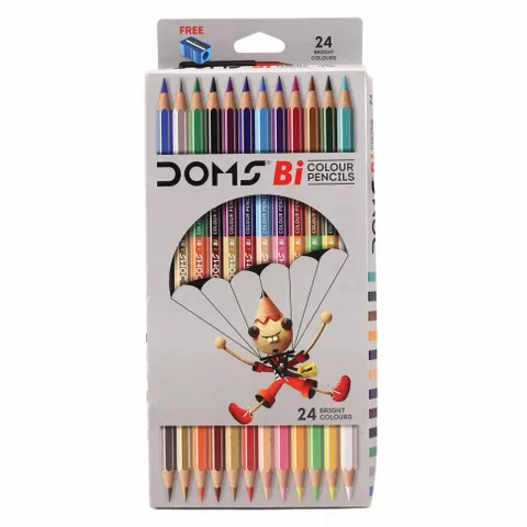 doms bi colour pencil colours 12 shades