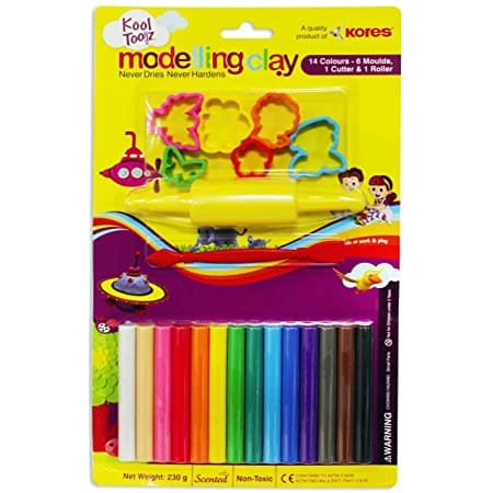 Kores kool modelling tools and clay set