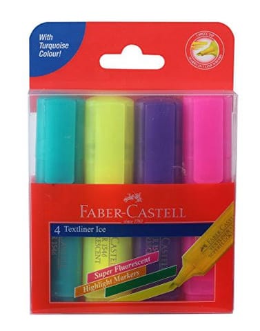 Faber castell textliner set of 4