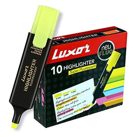 Luxor highlighter set of 10