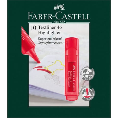 Fabercastell highlighters single color pack of 10