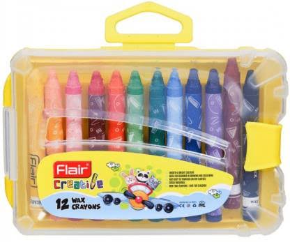 Flair Jumbo Wax crayons 12 shades