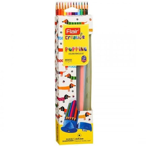 Flair Popping Color pencil 12 shades