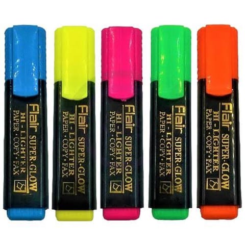 Flair Super Glow Highlighter 5 shades
