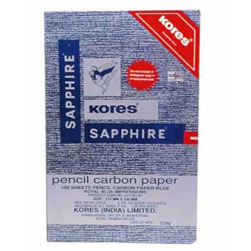 Kores Sapphire Carbon 100 Sheets