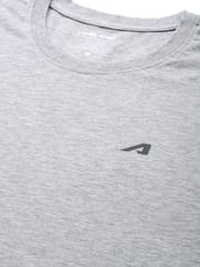 Alcis Men Grey Melange T-shirt