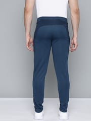 Alcis Men Navy Blue Slim Fit Solid Training Track Pants