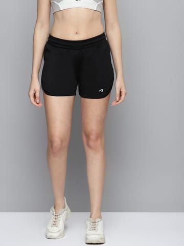 Alcis Women Slim Fit Training Gym Sports Shorts - Quick-Dry