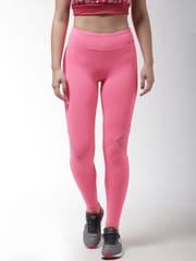 Alcis Women Solid Tights- Pink