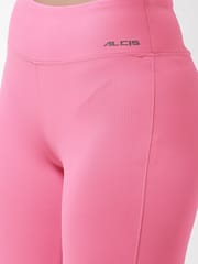 Alcis Women Solid Tights- Pink