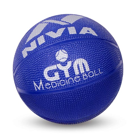 NIVIA Hard Medicine Ball - Blue 1Kg | 2Kg | 3 Kg | 4 Kg | 5 Kg