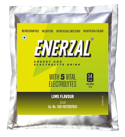 Enerzal Energy Drink Powder Lime 1 kg