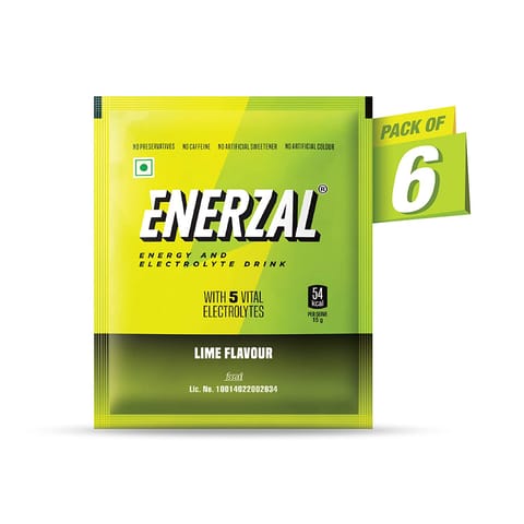 Enerzal Energy Drink Powder Lime 50 GM