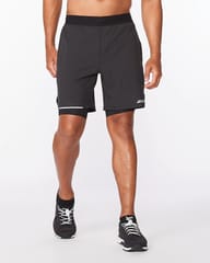 2XU Men's Aero 2-in-1 7Inch Shorts - Quick-Dry