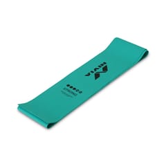 NIVIA Resistance Exercise Band Pack of 2 - Green & Red - Strong and Medium Resistance