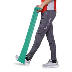 NIVIA Resistance Exercise Band Pack of 2 - Green & Red - Strong and Medium Resistance