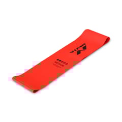 NIVIA Resistance Exercise Band Pack of 2 - Green & Red - Strong and Medium Resistance
