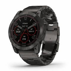 Garmin Watch Fenix 7X Solar, Silicon Band
