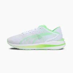 PUMA Electrify Nitro Turn Unisex Running Shoes - Puma White-Green Glare