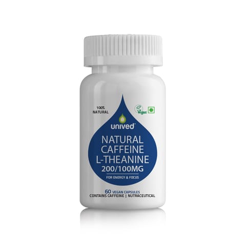 Unived Caffeine L-Theanine - 60 Capsules