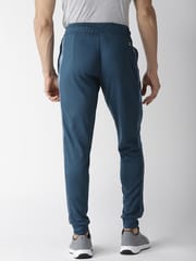 Alcis Men Blue Solid Slim Fit Joggers - Quick-Dry
