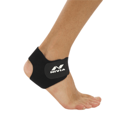 NIVIA Orthopedic Black Basic Ankle Support Adjustable (RB-21)