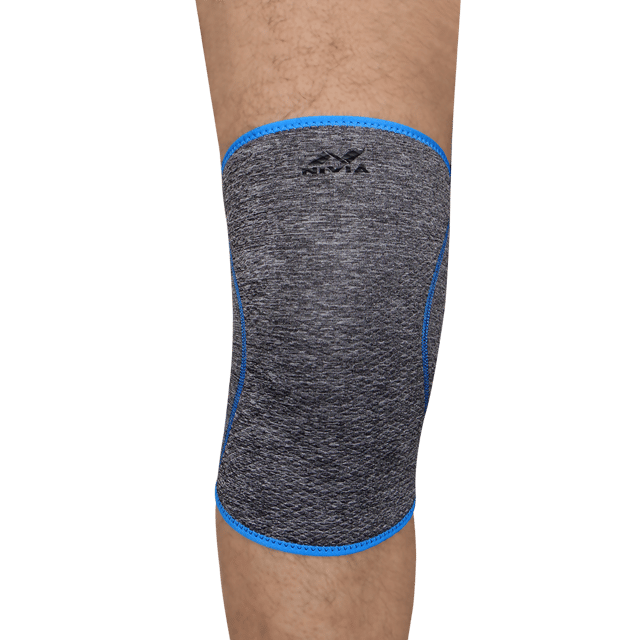NIVIA Orthopedic Blue/Grey Knee Support Slip-In Type (MB-10)