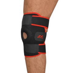 NIVIA Orthopedic Knee Support with Patella Hole Adjustable (RB-13)
