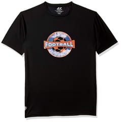 Nivia Nitro-5 Men Printed Round Tee - Quick-Dry