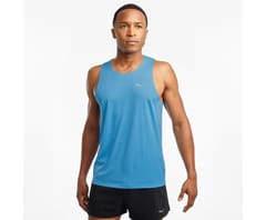 Saucony Men's Stopwatch Sleeveless Running Top - Quick-Dry