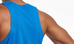 Saucony Men STOPWATCH SINGLET-L-DIRECTOIRE BLUE - Quick-Dry