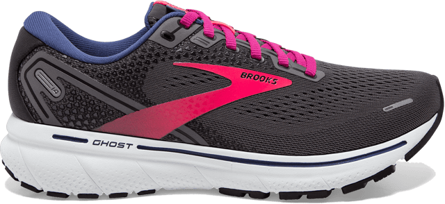 BROOKS Ghost 14 Women's Running Shoe - Pearl/Black/Pink