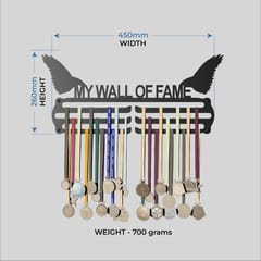Standard Medal Display Hanger - My Wall Of Fame Design