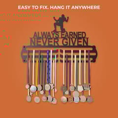 Standard Medal Display Hanger - Always Earned Design