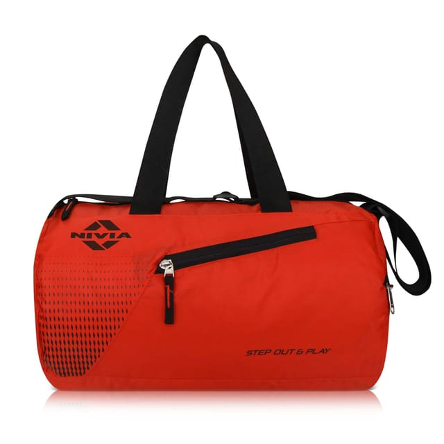 Nivia Deflate Round - 01 Bag (Red/Black)