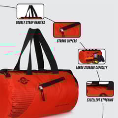 Nivia Deflate Round - 01 Bag (Red/Black)