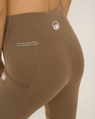 Kosha Yoga buttR Yoga Biker Shorts - Soft Sand