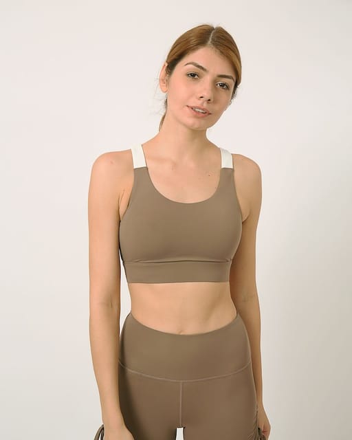 Kosha Yoga buttR Yoga Sports Bra Soft Sand