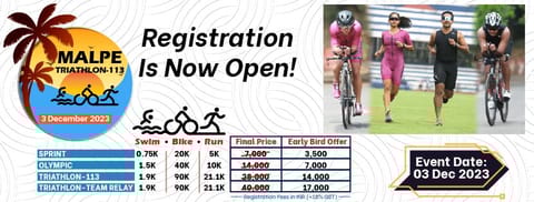 Malpe Triathlon - 113: 3rd December 2023