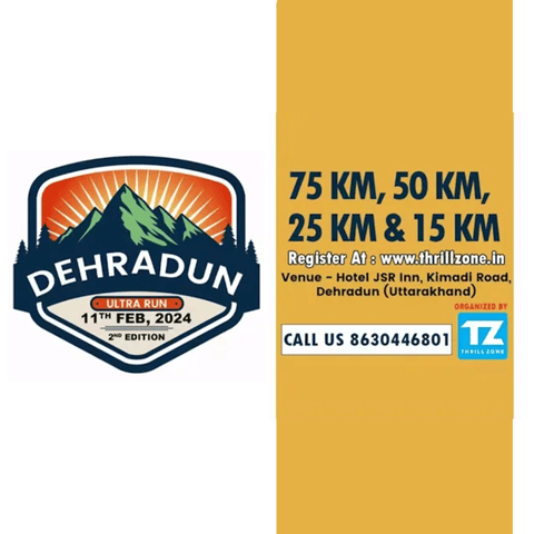 Dehradun Ultra Run 2024 (2nd Edition): 11th February 2024: 5 A.M. IST
