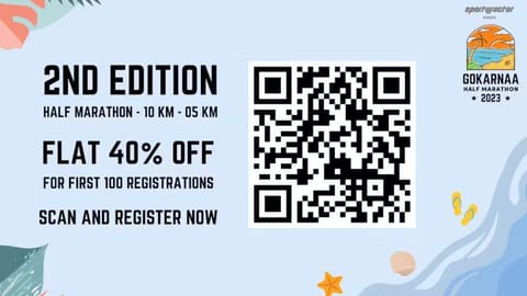 Gokarnaa Half Marathon 2023: 1st October 2023: 6 A.M. IST