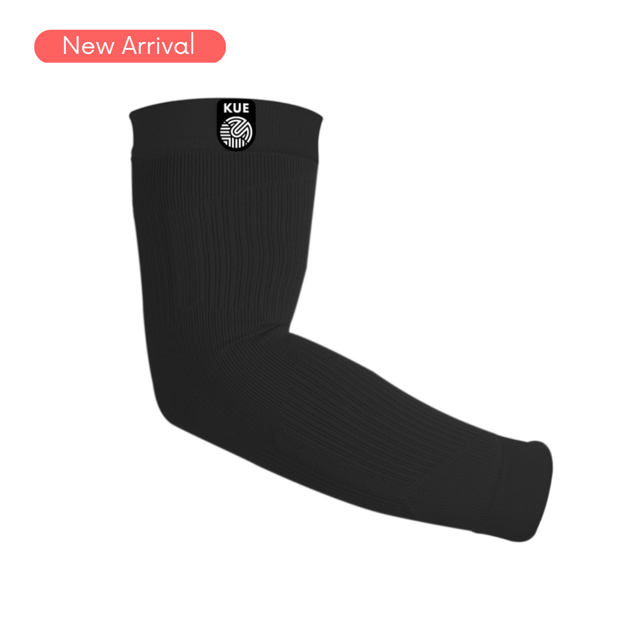 KUE Arm Compression Sleeve for Men and Women - Black