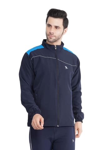 NAVYFIT Men's Regular Fit Sports Active-wear Jacket With Full Sleeve & Zipper Pockets (NV05)