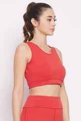 Clovia Padded Wirefree Medium Impact Sports Bra