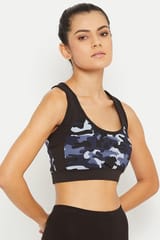 Clovia Medium Impact Padded Wirefree Sports Bra