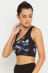 Clovia Medium Impact Padded Wirefree Sports Bra